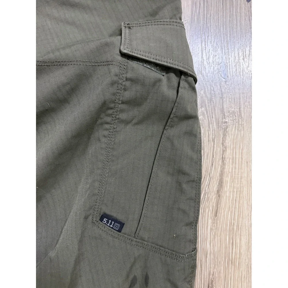 5.11 Tactical Icon‎ Cargo Pants Ripstop Women 14 Long Tall (33x34) Green READ